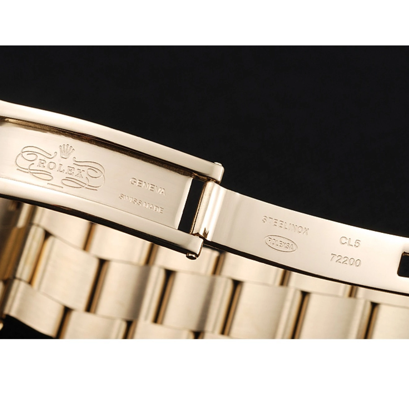 Aaa replica watch And Daytona 1454244 Dial Rolex Bracelet Green Gold Cosmograph Case 0817